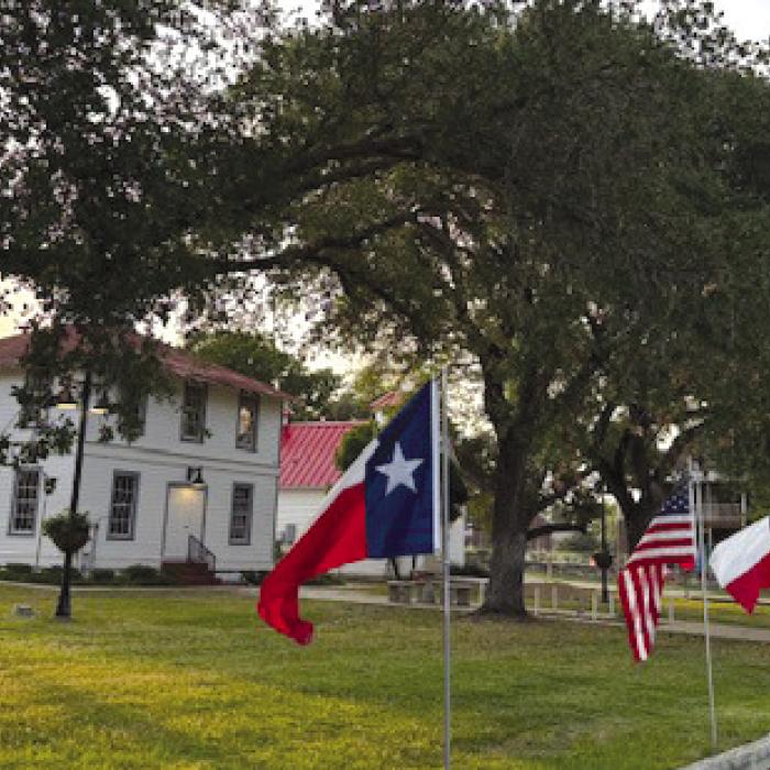 The Round Top Lions Club put these flags up for many holidays, Memorial Day being one. Hopefully other patriots in the area enjoy seeing these.