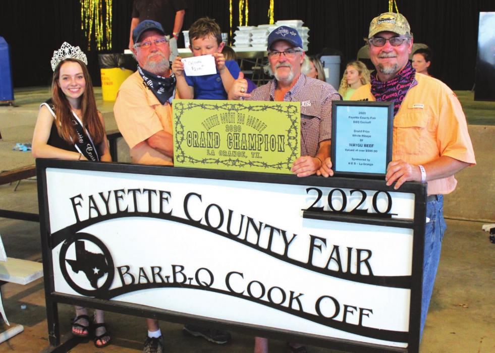 2020 Fayette County Fair Bar-B-Q Cook Off Top Winners