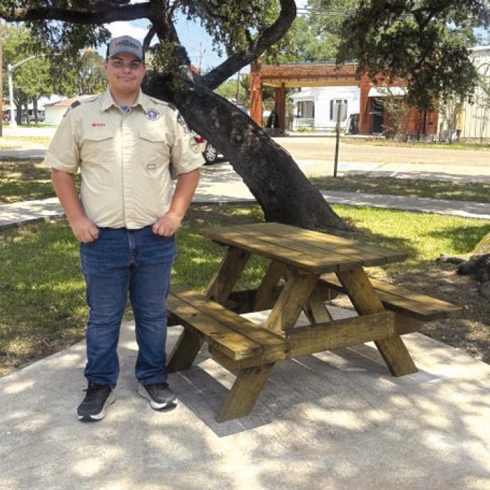 Eagle Scout and FISD Senior Logan Sklar.