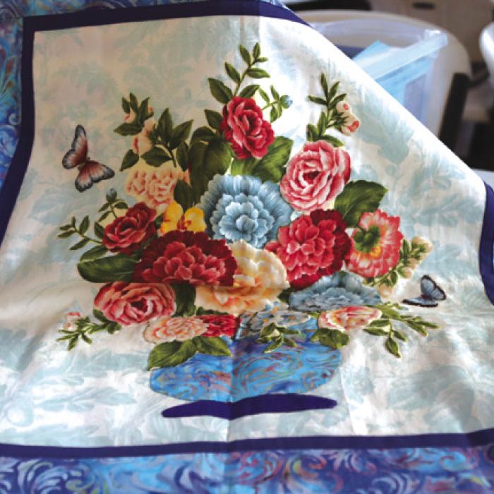 One of Glenda Wilder’s quilts from France.