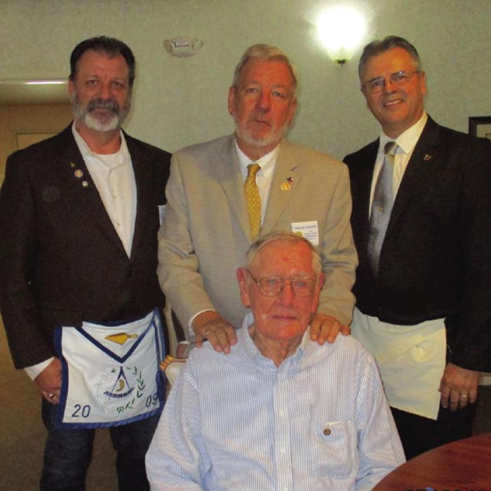 Mass Honored for 65 Years of Masonic Service