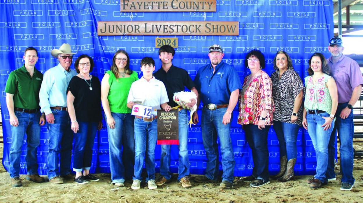 Fayette County Junior Livestock Show Reserve Champions