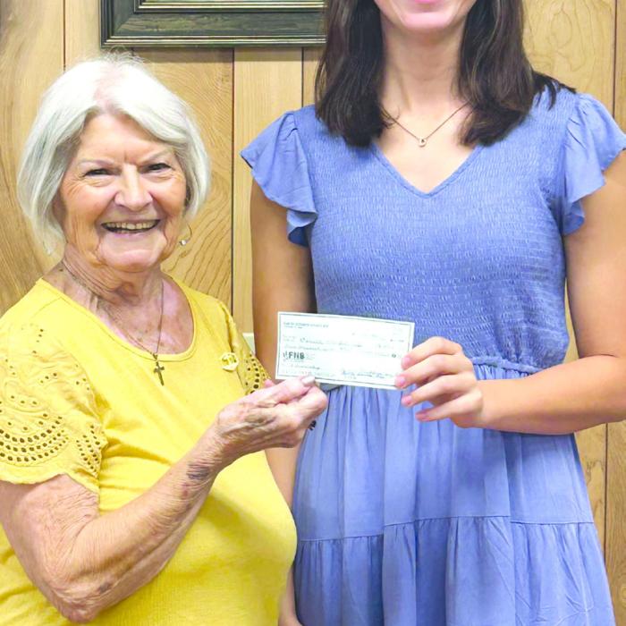 Cistern KJZT St. Elizabeth Society No. 20 Presents Scholarship, New Flags Raised