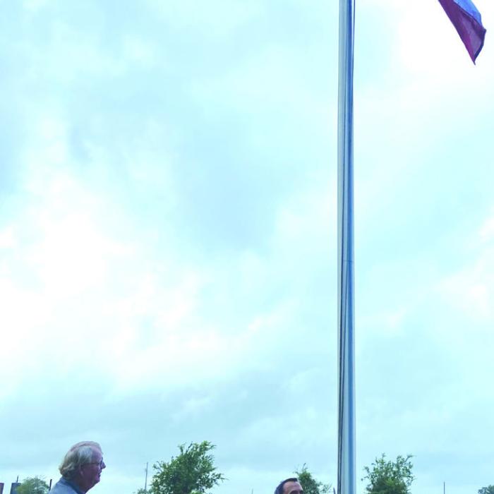 Cistern KJZT St. Elizabeth Society No. 20 Presents Scholarship, New Flags Raised