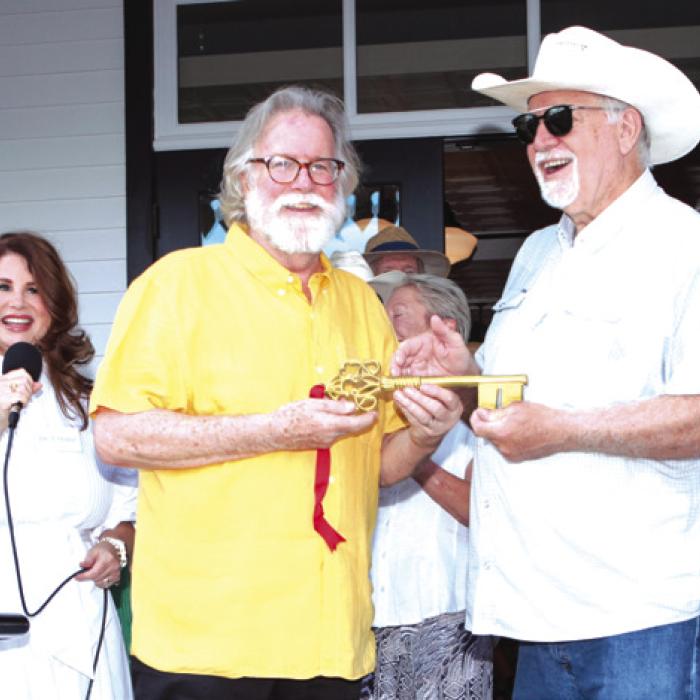 Executive Director Dr. Crystal Gully welcomed the crowd and led the afternoon’s activities. Mayor Mike Stroup cut the ceremonial ribbon and then was presented a key to the Community Center by Board President Jerry Herring.