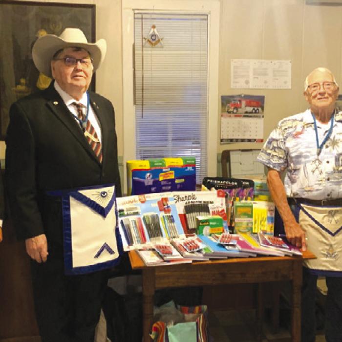 Masonic Lodge Brothers Make Donation