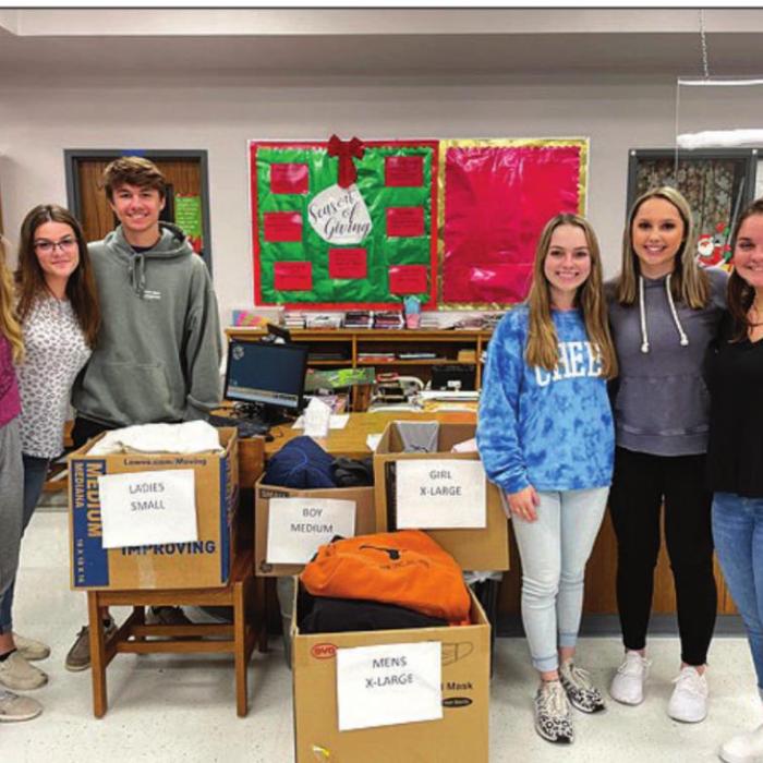 La Grange Students Hold Coat Drive