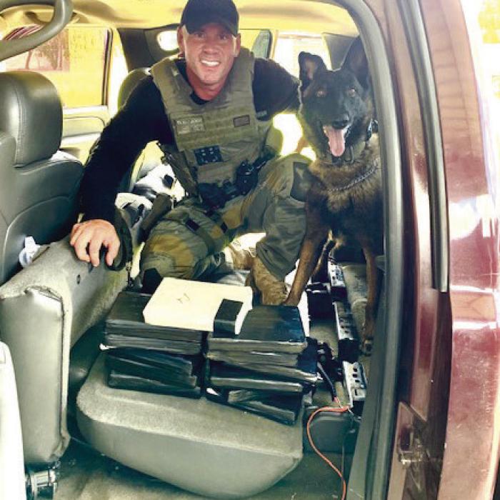 Fayette County Narcotics K-9  Unit Seizes 13 Kilos of Fentanyl