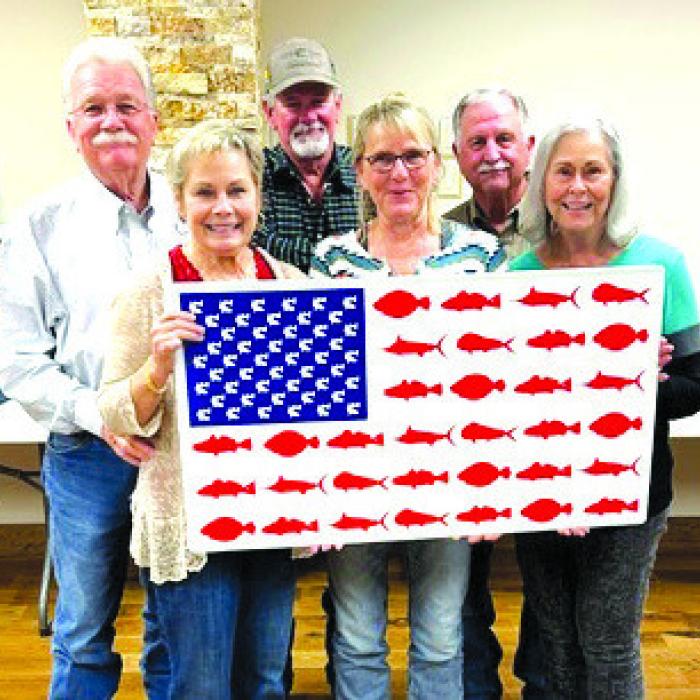 Pictured from left: Fred and Vicki Roberts, Terry and Brandy McPherson and Bill and Vern Harrington of Fayetteville at the Colorado Valley CCA banquet.