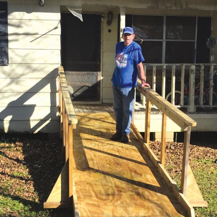 Ramp Project in Schulenburg