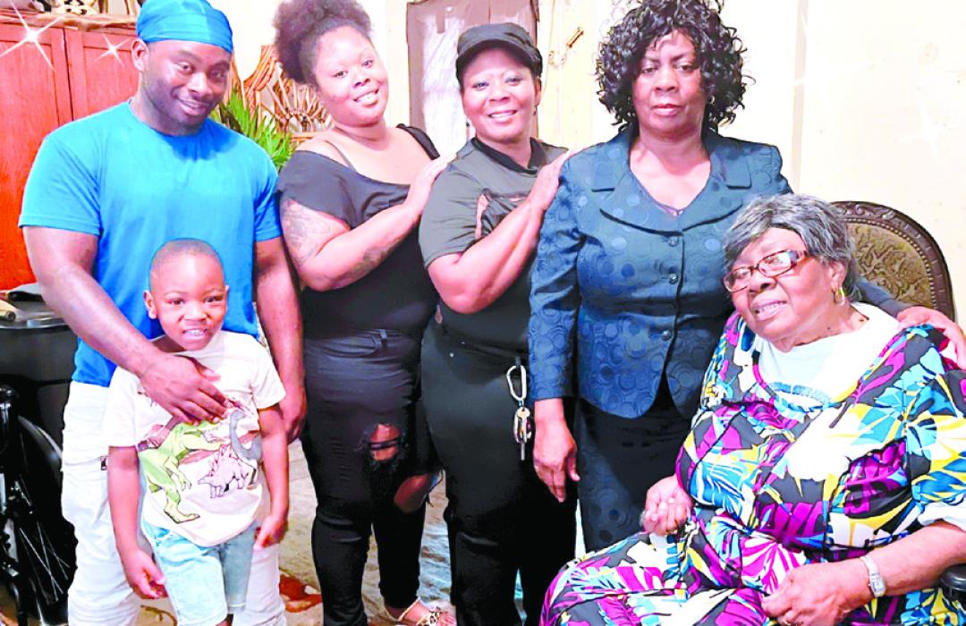 It’s not everyday that you can say you have a five generation family. Five generations of the Joyce Harris family are pictured. Pictured from right: Joyce Harris; her daughter, Virginia Harris Robinson; Sharita Bouldwin and her two children, Genesis and Malachi Jones, and Malachi’s son, Ayden Davis.