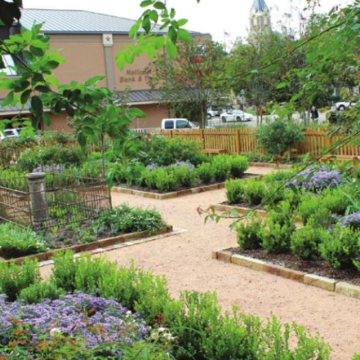 Grant funds will be used to replace deteriorating signage throughout the Texas Quilt Museum’s 19th-century period garden on the square in downtown La Grange
