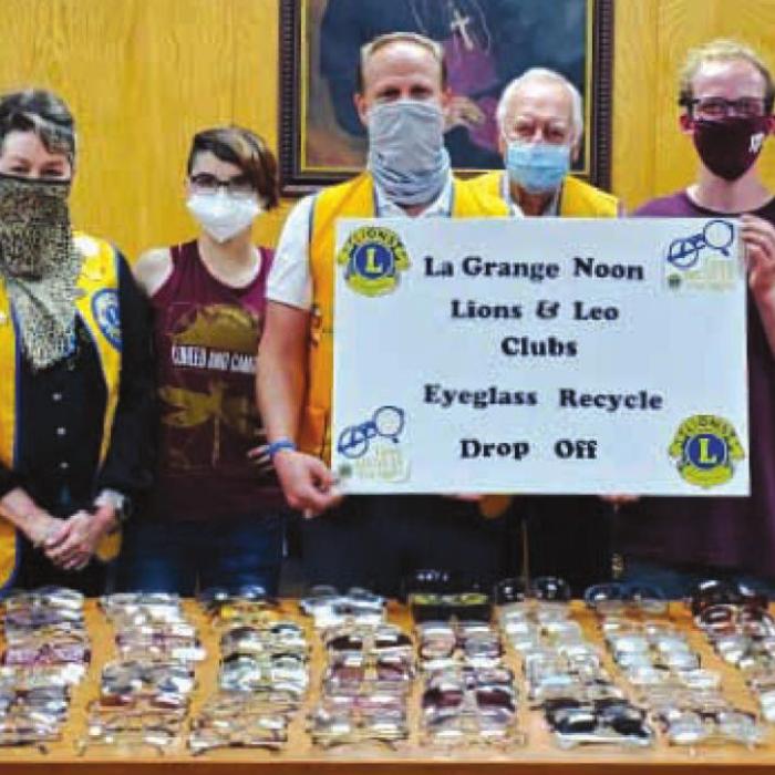 LG Noon Lions, Leo Club Collect Glasses