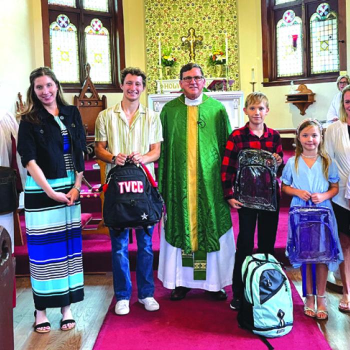 Blessing of the Backpacks