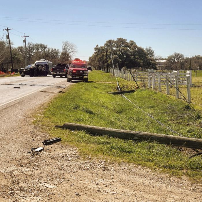 Oversize Load Knocks Down Power Pole