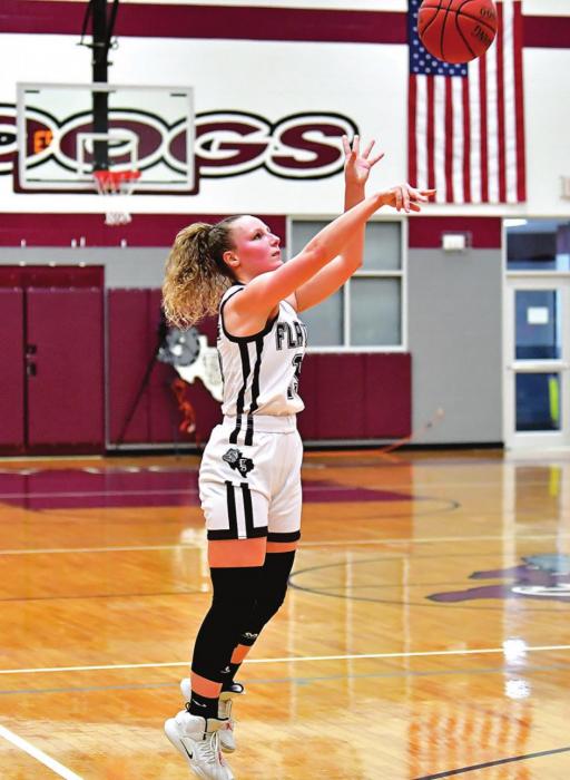 Katherine Bruns and the Flatonia girls basketball team opens the playoffs Tuesday at 7 p.m. against Hearne in Fayetteville. Photo by Stephanie Steinhauser