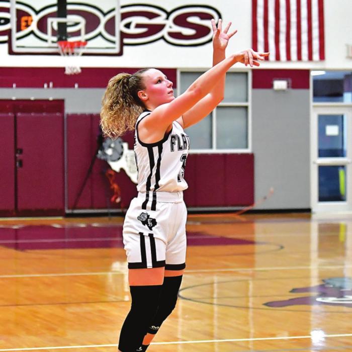 Katherine Bruns and the Flatonia girls basketball team opens the playoffs Tuesday at 7 p.m. against Hearne in Fayetteville. Photo by Stephanie Steinhauser