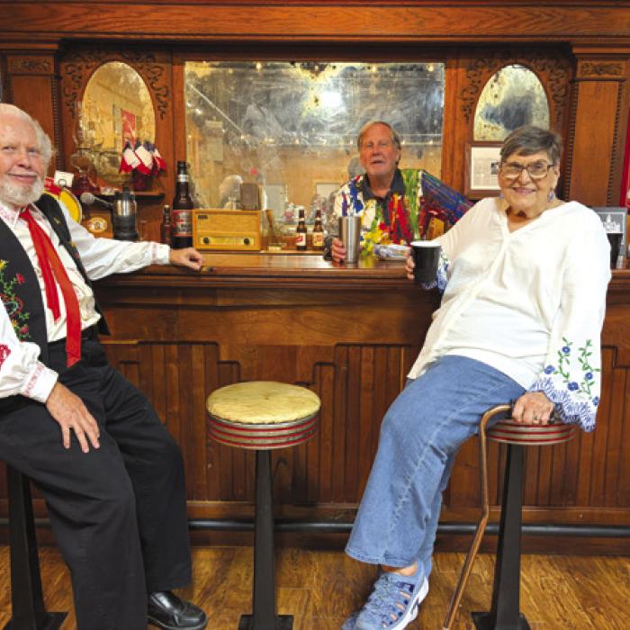 From left: Gene Hackemack, Gary Bucek, Jodie Bawcom.