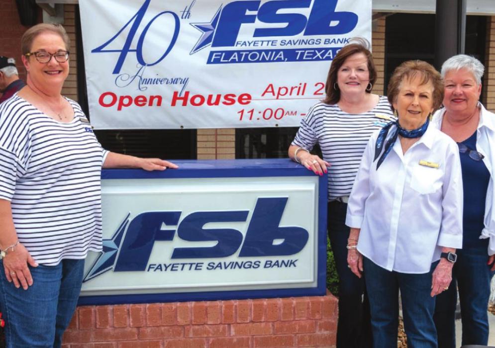 Fayette Savings Celebrates 40 Years of Banking in Flatonia
