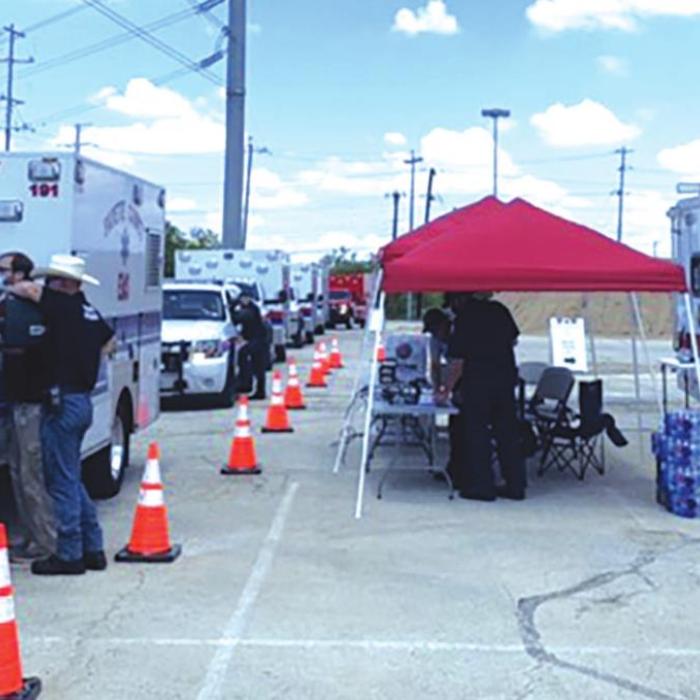 Fayette EMS Crew Helps Hurricane Recovery