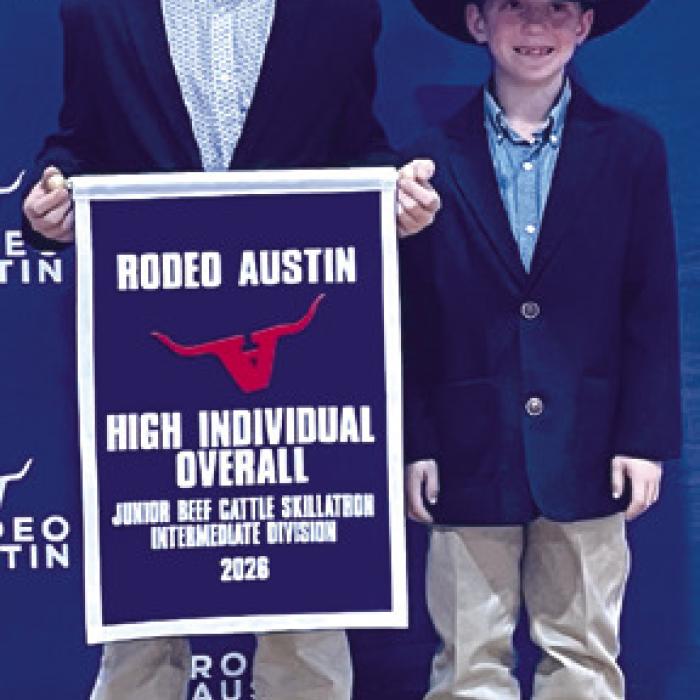 Pictured are Crockett Guenther and Rowdy Guenther.