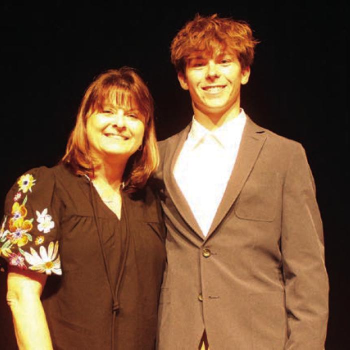Cordale Knapik is the son of Tracy Knapik and the late Michael Knapik. He plans to attend the University of Arkansas and study Engineering. He chose Kristine Naiser as his special teacher.