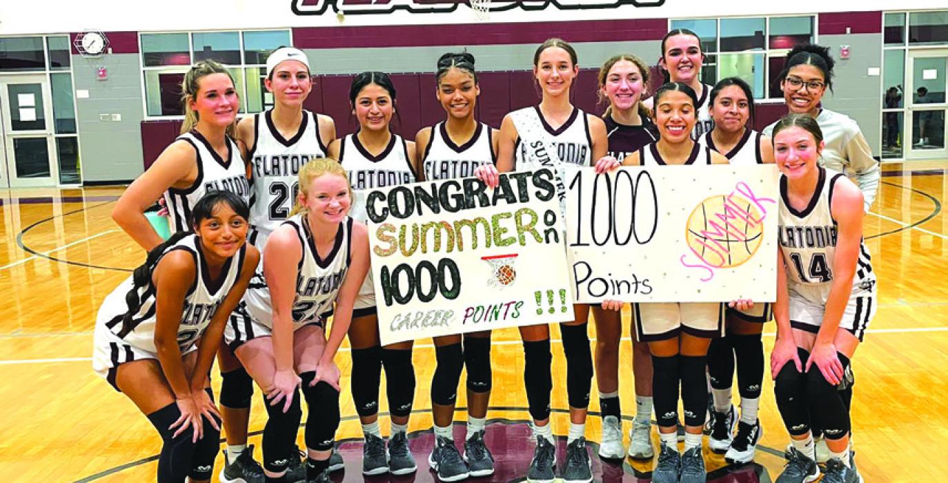 Flatonia’s Summer Sodek Scores 1,000th Career Point