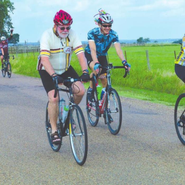 A photo from a previous Good Old Summertime Classic bike ride.