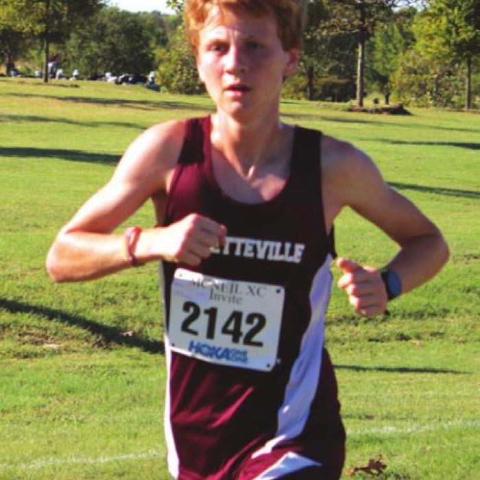 Cole Fenhaus was sixth out of over 150 runners.