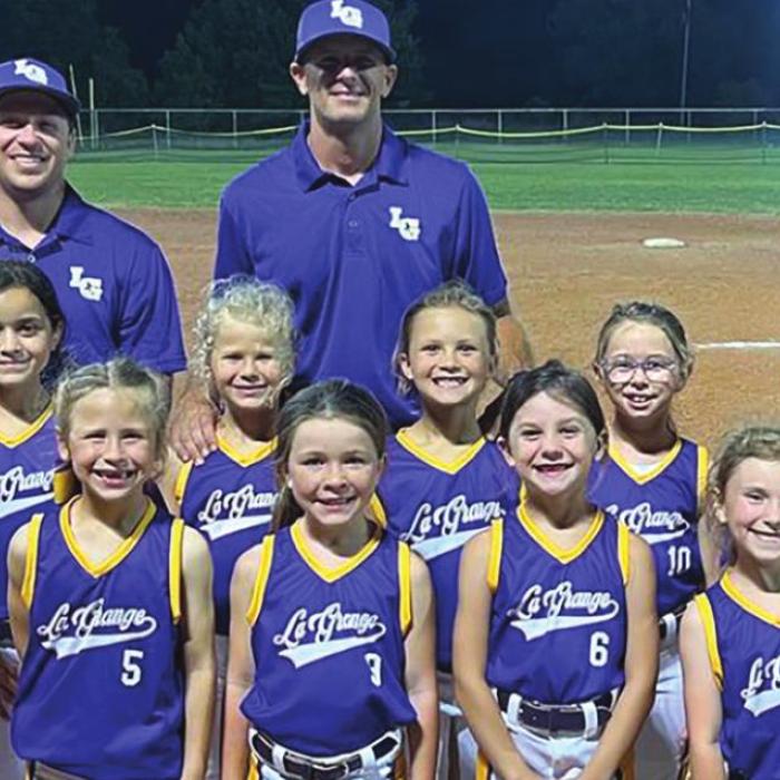 The 7-Under La Grange softball all-stars.