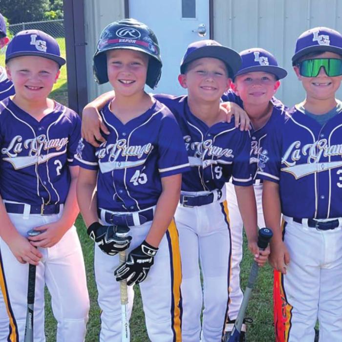 The 9-Under La Grange baseball all-stars.