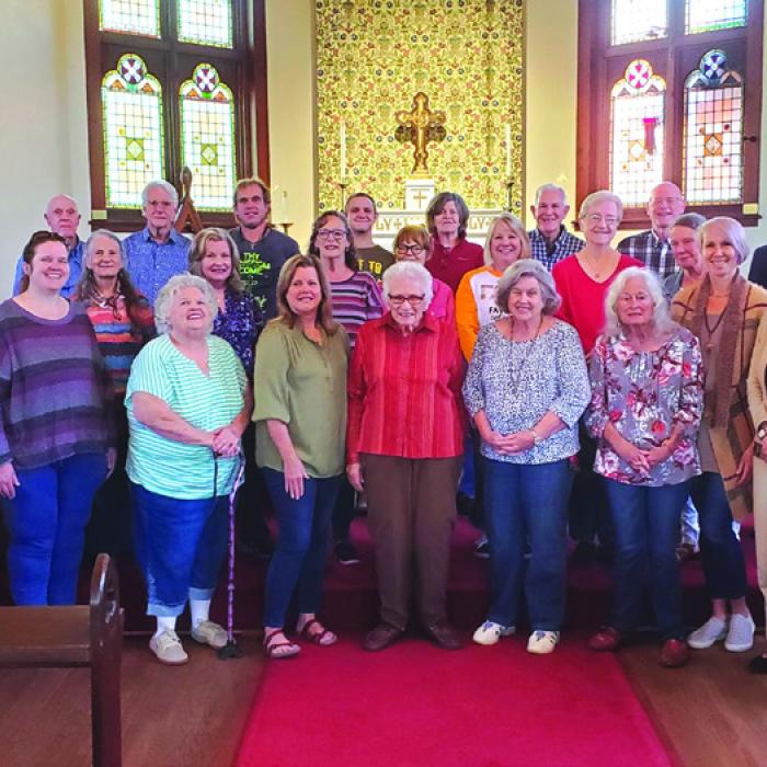 The combined choirs of New Life Methodist Church and St. James Episcopal join forces for a special event Sunday.
