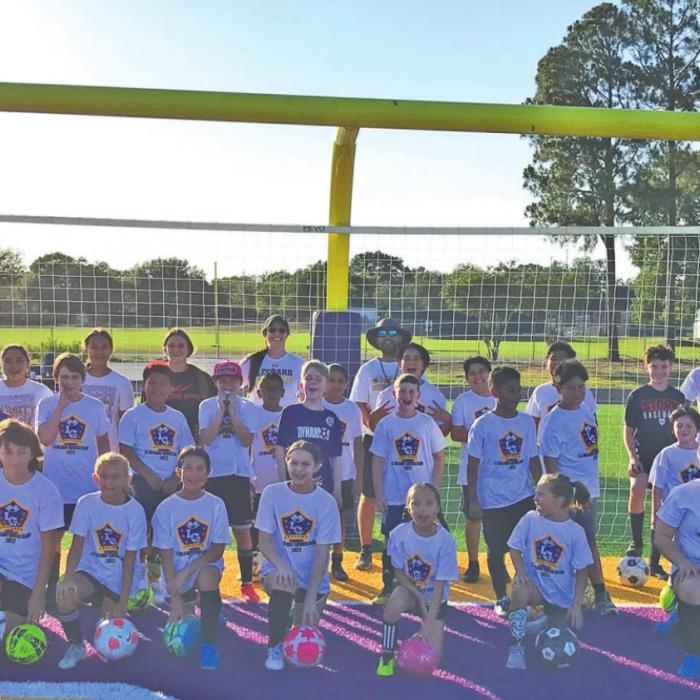 77 Kids Participate in Leopards Summer Soccer Camp