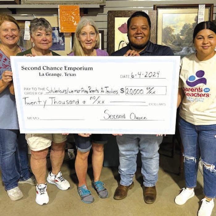 Second Chance Makes Donation to PAT
