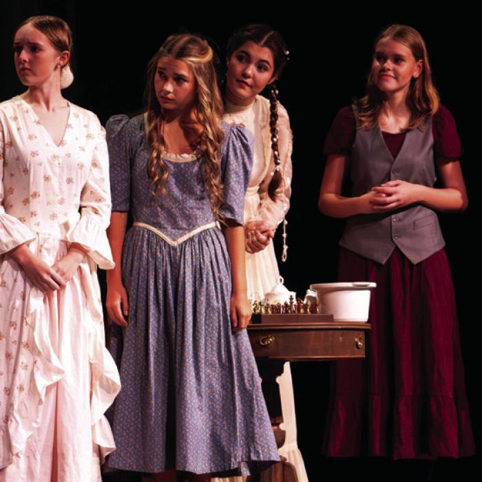 Left to right, Molly Hudson, Sarita Kinsey, Brinley Freedman, Carolina Lira, Eden Nichols and Anabella Delarosa.