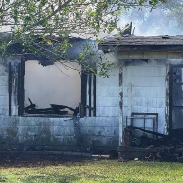 Fire Destroys Home