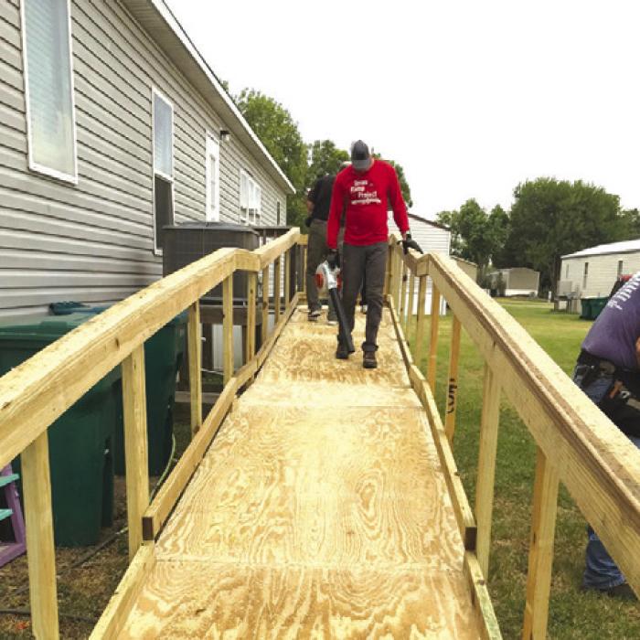 Texas Ramp Project Builds 40-Foot Ramp in La Grange