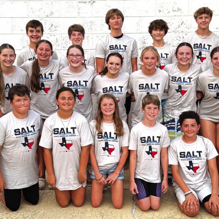 These local swimmers have earned the opportunity to represent Texas at the 2026 State Games of America in State College, Pennsylvania, home of Penn State University.