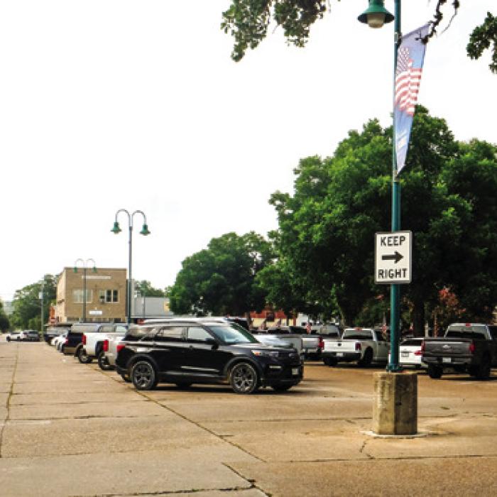 Downtown La Grange, not exactly a “slum,” but now it’s designated as such. Photo by Andy Behlen