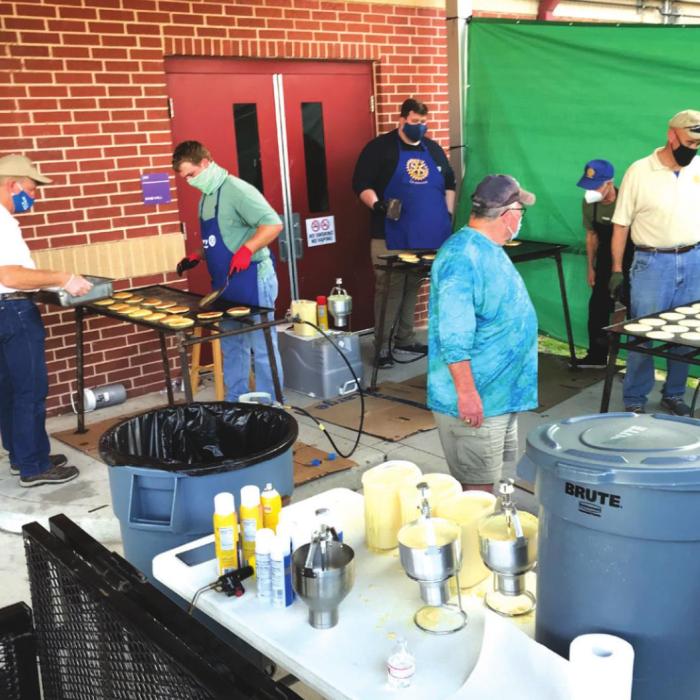 Folks Flip for Another Rotary Pancake Supper