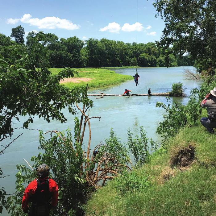 DPS Trains for Water Rescue on the Colorado