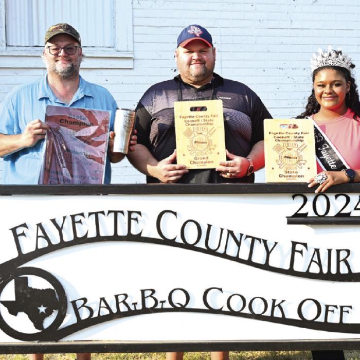 Fayette County Fair Bar-B-Q Cook Off Champs
