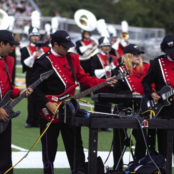 Bands Shine at Ed Lowes Legacy Marching Competition Here