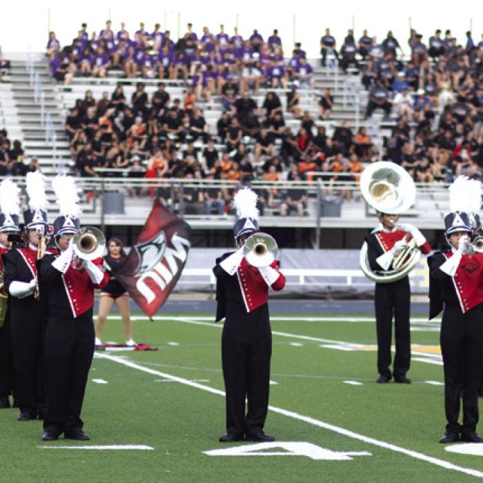 Bands Shine at Ed Lowes Legacy Marching Competition Here