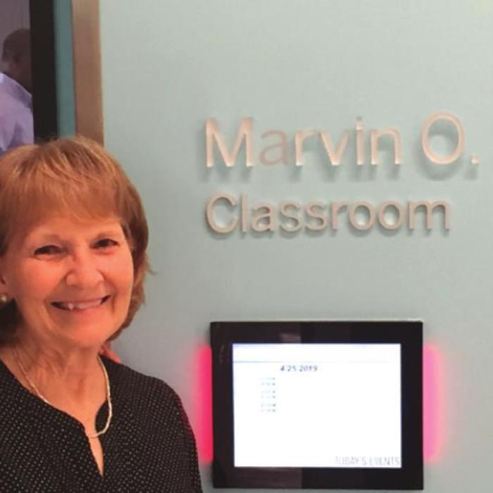 Stan Quiring of Sugar Land oversaw Marvin’s bequests for the Schulenburg Independent School District and the University of Texas at Austin. The classroom named in his honor at UT is in the Graduate School of Business - Robert B. Rowling Hall at the McCombs School of Business. Stan and his wife, Darlene, who was Marvin’s cousin, are proud that the Fayette County native’s generosity will be remembered.