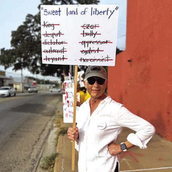 No Kings Protest Held in Downtown La Grange