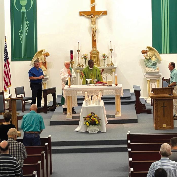 The Knights of Columbus and Catholic Daughters of America held its annual memorial service for departed members on Nov. 8 at Sts. Peter and Paul Catholic Church.