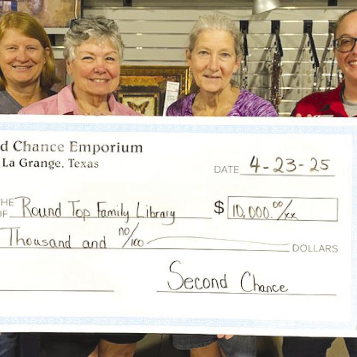 Second Chance Donates to RT Library