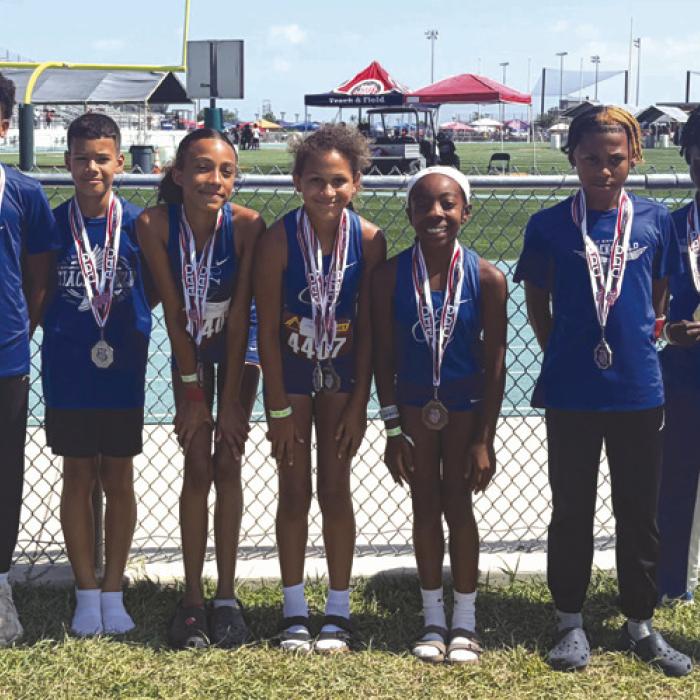 Left to Right - Julius Williams, Blaze Pool, Layla Smith, Addison Oates, Braylee Hutchison.