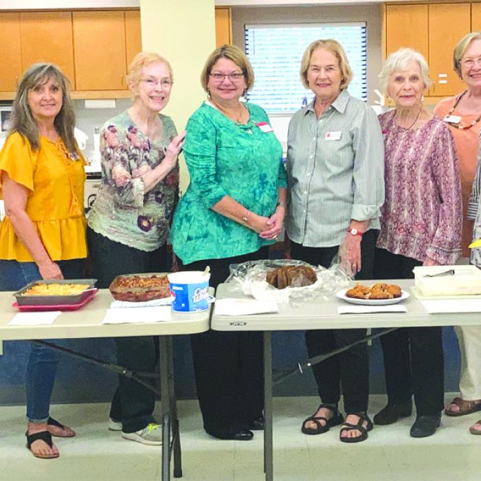 Fayette County Retired Teachers enjoyed a “Recipe Swap and Tasting” on Monday, May 8. Pictured are Lisa Slinkard, Melanie Mica, Karen Fitch, Sabina Rotter, Linda Oltmann, Carol Streitt, Chris Morrison, and Kim Joost. Not pictured are Jeanne Wetjen and Donna Burton.